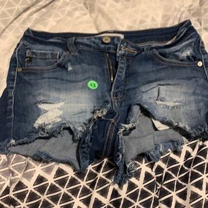 Jean shorts , super cute